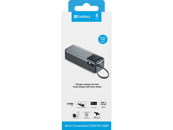 Sandberg Powerbank Sandberg All in1 421-31 27000mAh PD240W