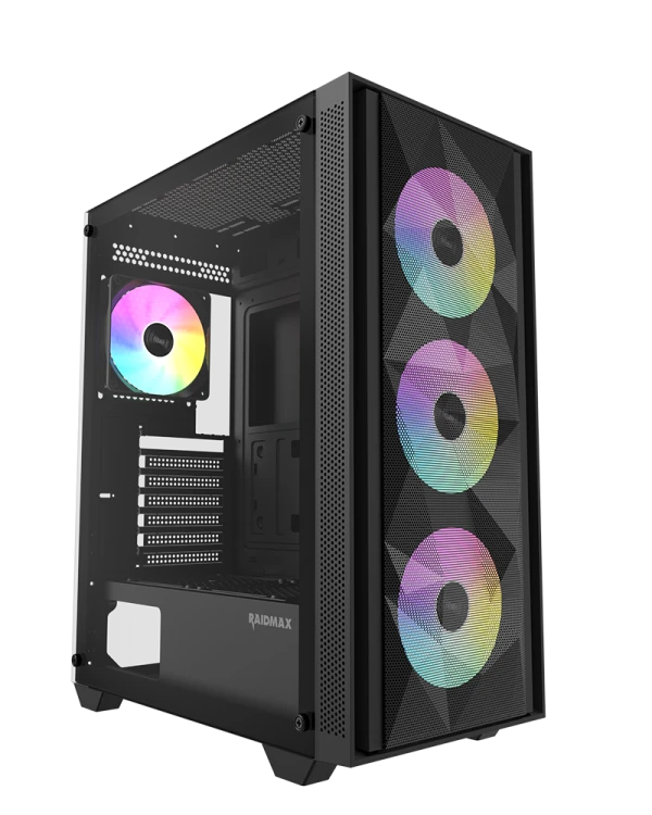 RAIDMAX Kuciste Raidmax Vector V217 ARGB Black, V217TBS