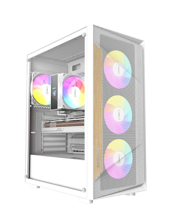 RAIDMAX Kuciste Raidmax Vector V219 ARGB White, V219WF
