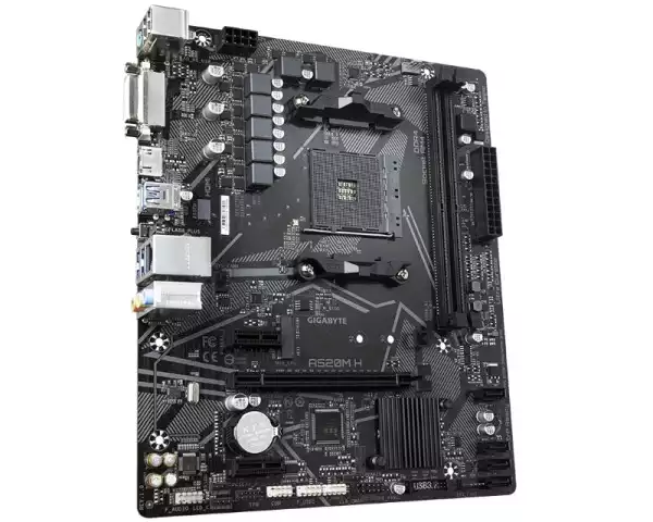 Gigabyte A520M H Matična ploča AM4, DDR4, M.2, Ryzen