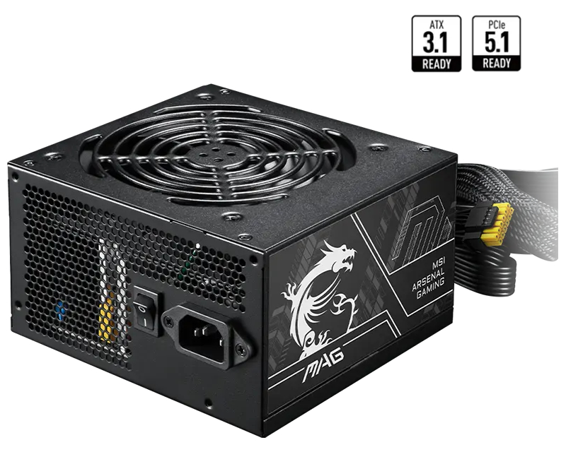 MSI MAG A750BN PCIE5 II 750W napajanje
