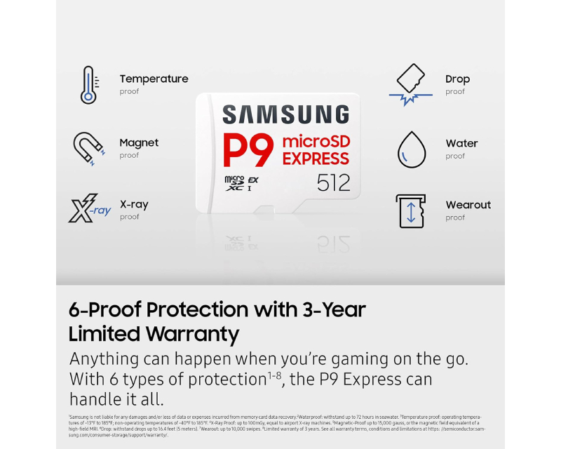 SAMSUNG Memorijska kartica P9 Express MicroSDXC Card 256GB MB-MK256T