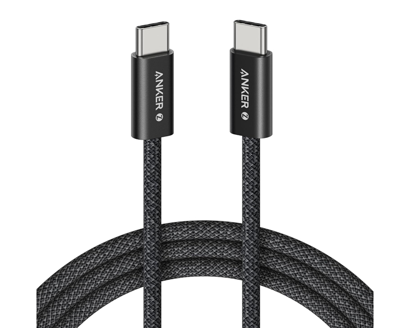 ANKER Zolo USB tip-C kabl M/M 1m,  super brzo punjenje 240W, pleteni, crni