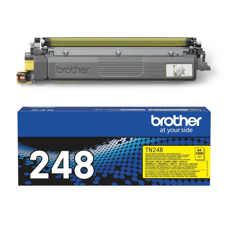 BROTHER Toner kertridž Y 1k, TN-248Y