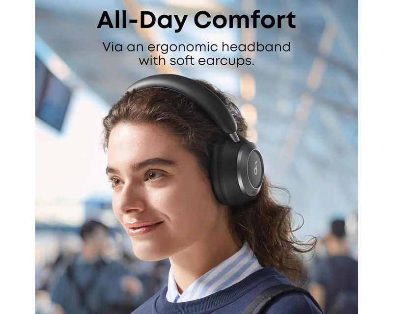 ANKER Soundcore Space One Pro ANC BT slušalice crne