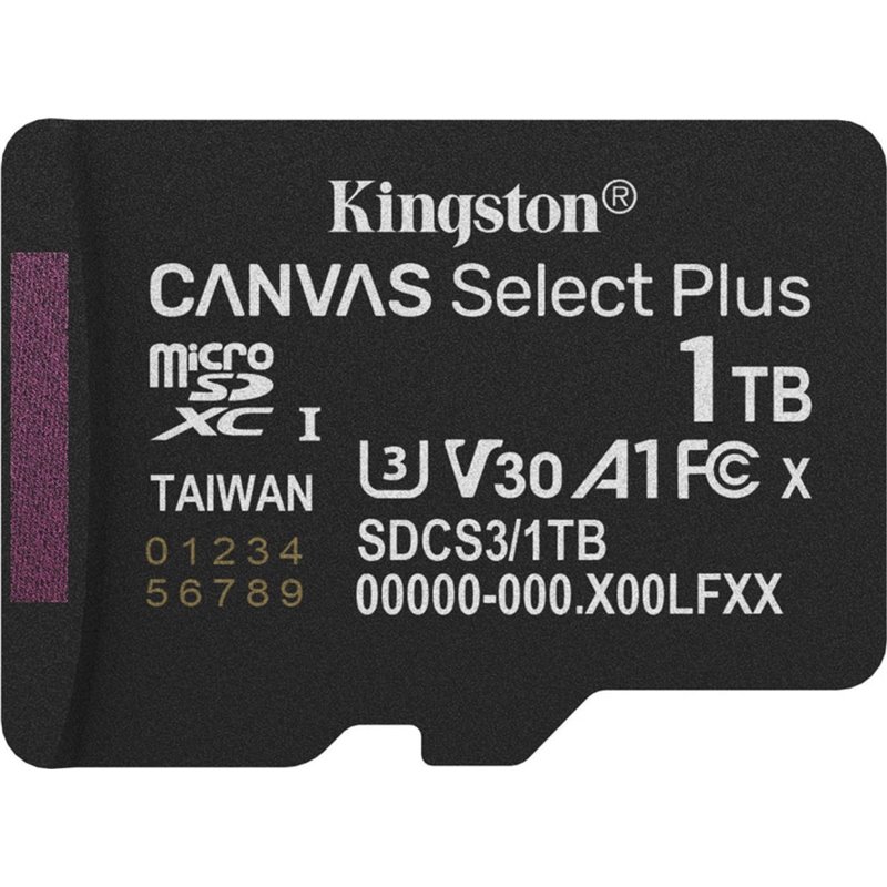 Kingston Memorijska kartica U1 V10 SDXC 1TB Canvas Select Plus G3 150R A1 SDCS3/1TBSP