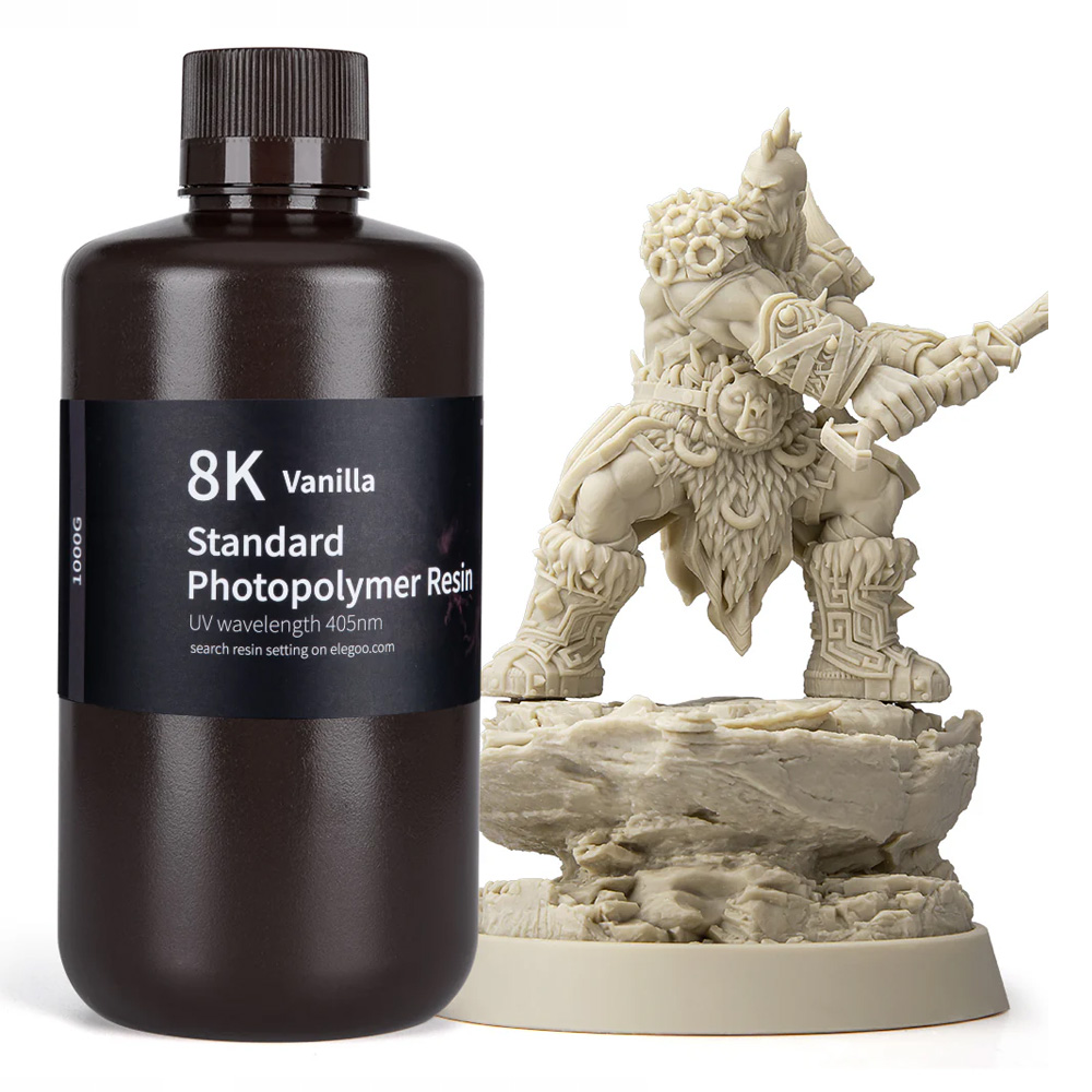ELEGOO Standard 8K Resin 1kg - Vanila