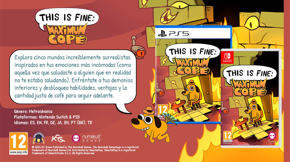 Numskull PS5 This is Fine: Maximum Cope