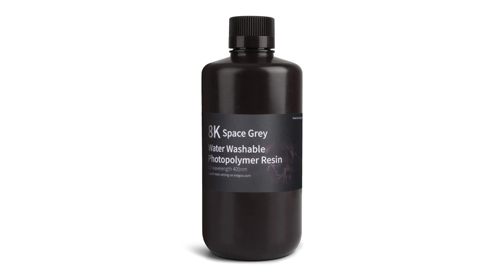 ELEGOO Water Washable Resin 8K 1kg Space Grey