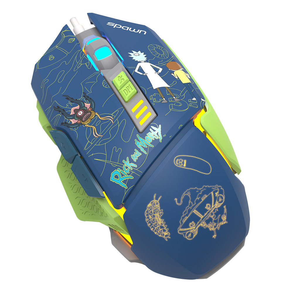 SPAWN Rick and Morty Gaming Mouse 01