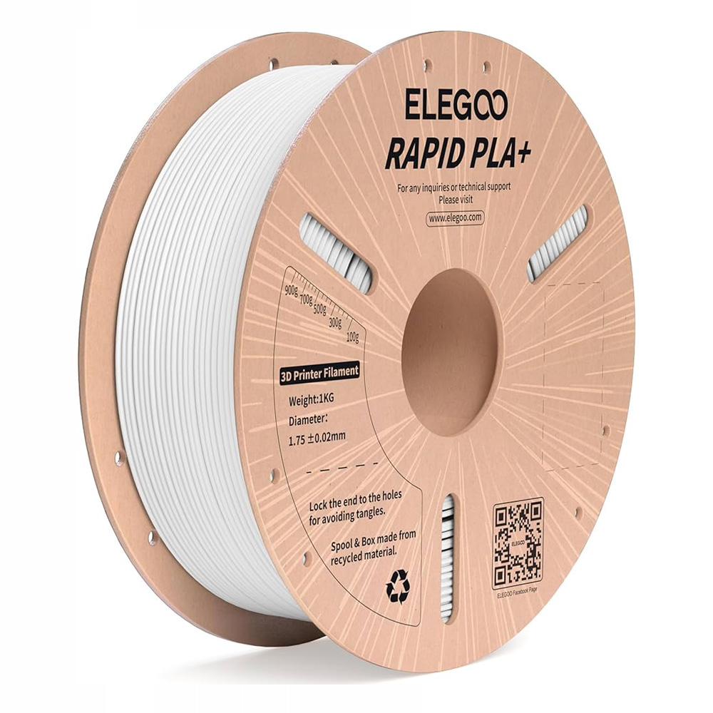 ELEGOO Rapid PLA+ filament 1.75mm 1kg - White