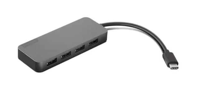 Lenovo NOT DOD LN USB-C to 4 Port USB-A Hub, 4X90X21427