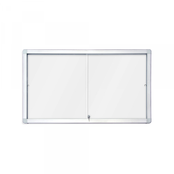 Rocada Tabla oglasna Rocada 8xA4, bela magnetna, klizna vrata, 94 x 68