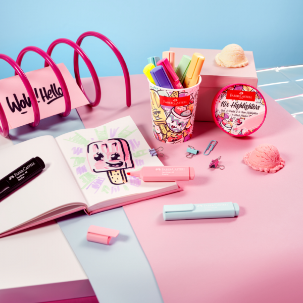 Faber Castell Signir Faber Castell set 46 1/10 Ice cream cup Pastel 254696