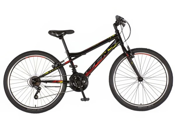 Dečija bicikla Venssini Junior Parma 24/V-brake kontra/18 brzina/crno-crvena perla