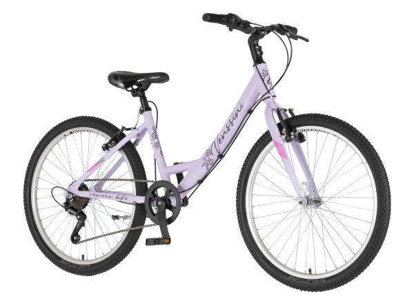 Dečija bicikla Venssini Junior Parma 24/V-brake kontra/6 brzina ljubičasta