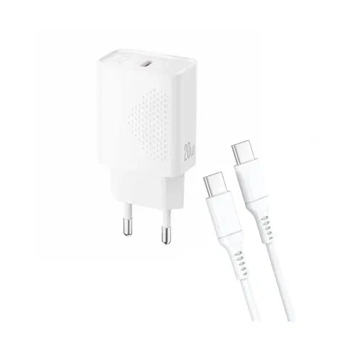 Kućni punjač XO L160 fast 20W Type C + kabal USB-C