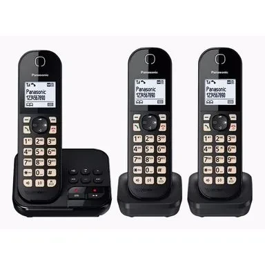 Panasonic Bežicni telefon Panasonic KX-TGC463GB sa tri slušalice i sekretaricom