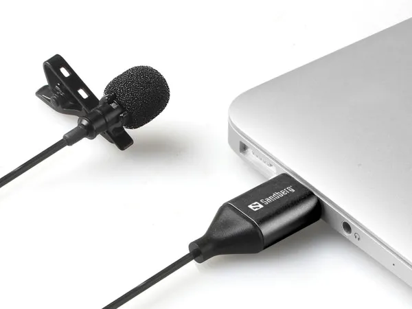 Sandberg USB streamer mikrofon Sandberg Clip 126-40