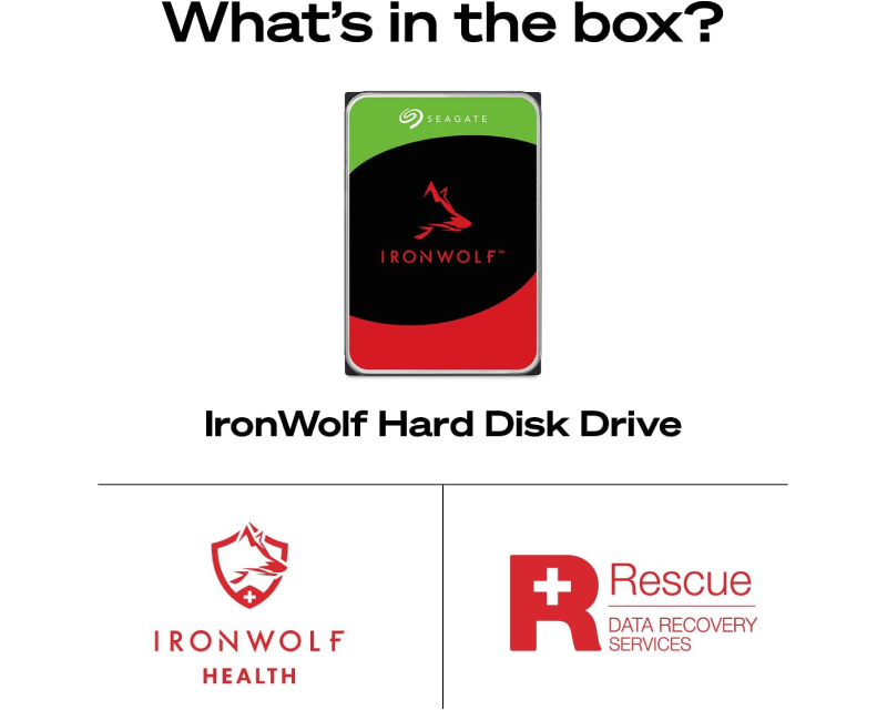 SEAGATE 8TB 3.5 inča SATA III 256MB ST8000VNZ04 IronWolf hard disk