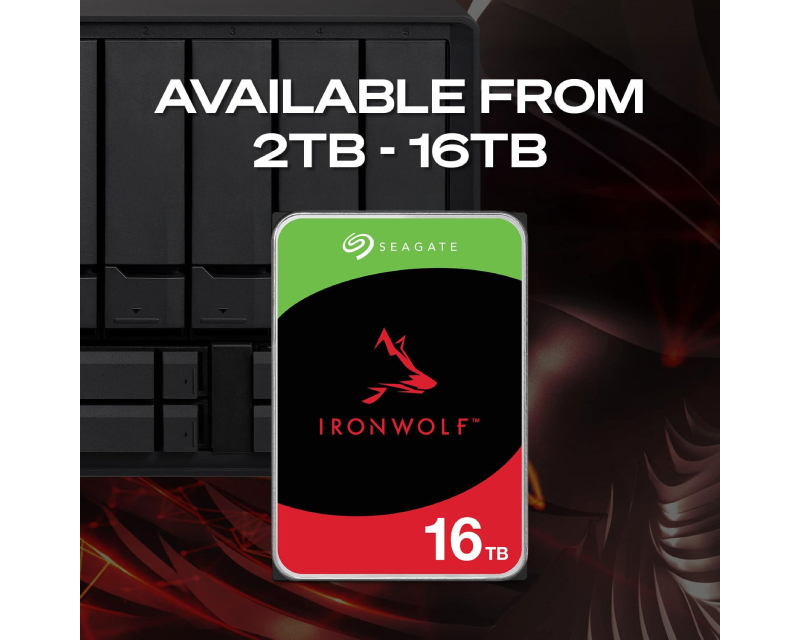 SEAGATE 8TB 3.5 inča SATA III 256MB ST8000VNZ04 IronWolf hard disk