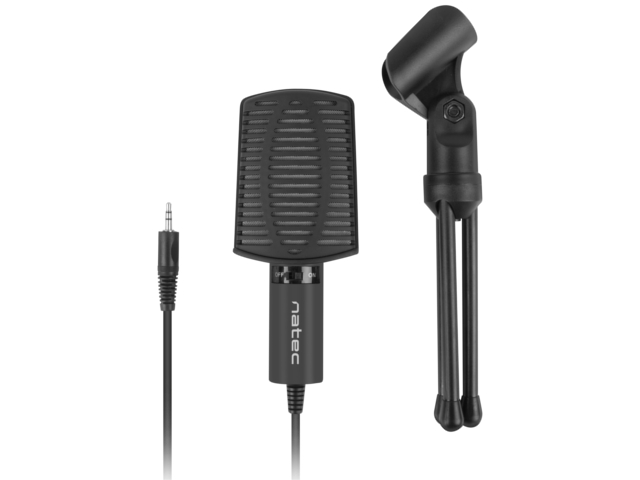 ASP, Condenser Microphone w/Tripod, 3.5mm Connector, Black