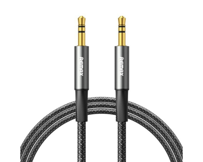 REMAX AUX Audio kabl (3,5mm-3,5mm)crni 2.5m