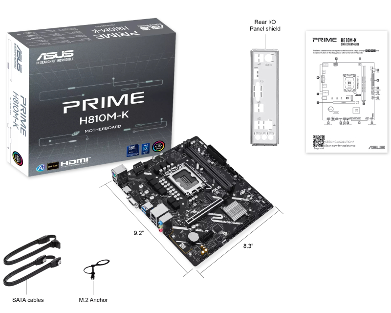 ASUS PRIME H810M-K matična ploča