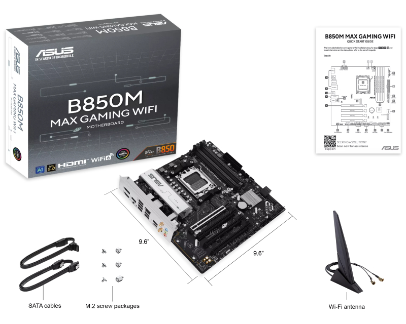 ASUS B850M MAX GAMING WIFI matična ploča