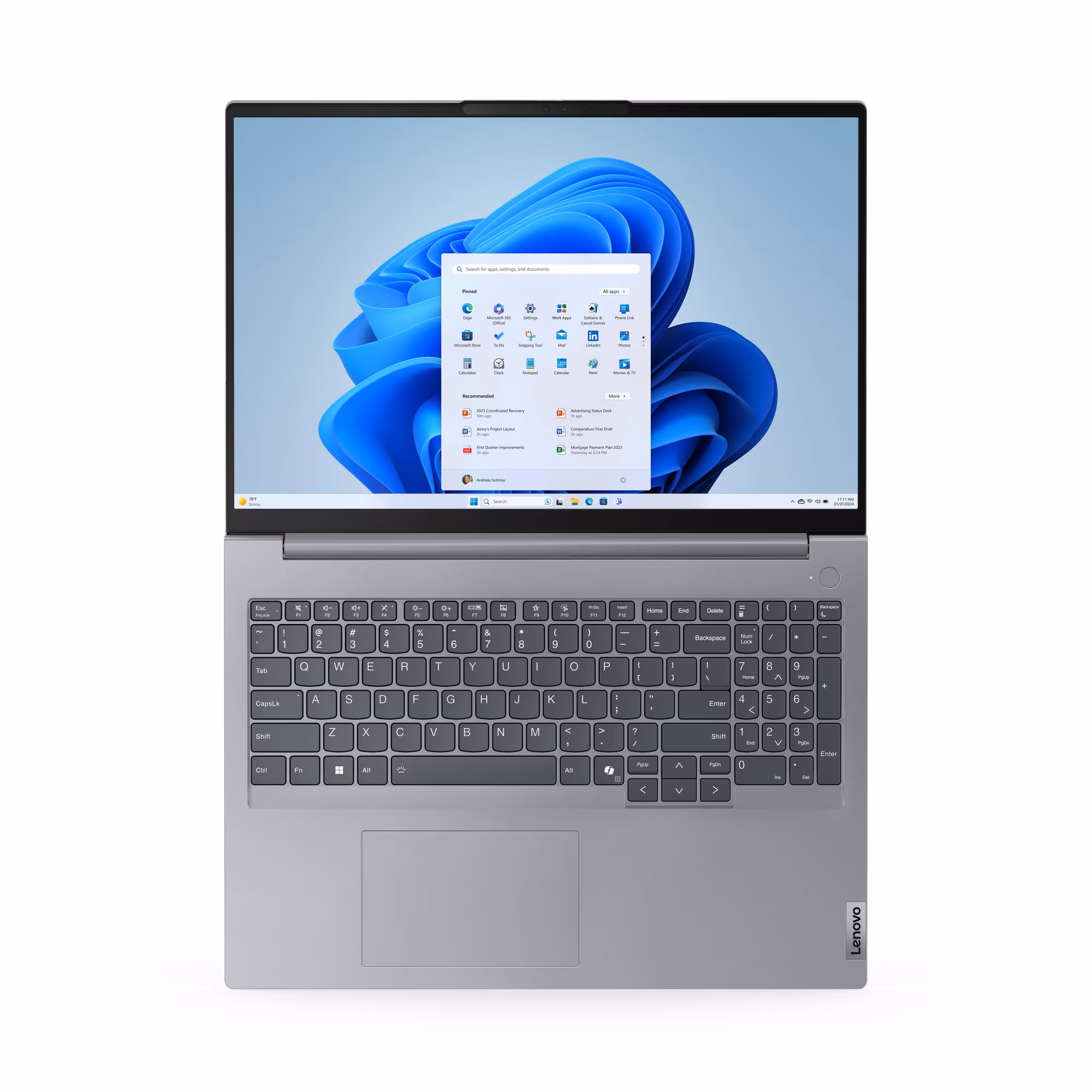 Lenovo Laptop ThinkBook 16 G7 ARP 16", R7-7735HS, 32GB, 512GB, 21MW007GYA