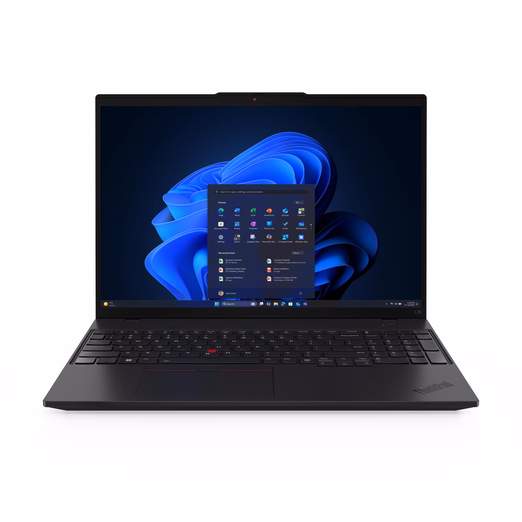 LENOVO Laptop ThinkPad L16 G2 16", U5-225U, 32GB, 512GB, Win11 Pro,21SA001BYA