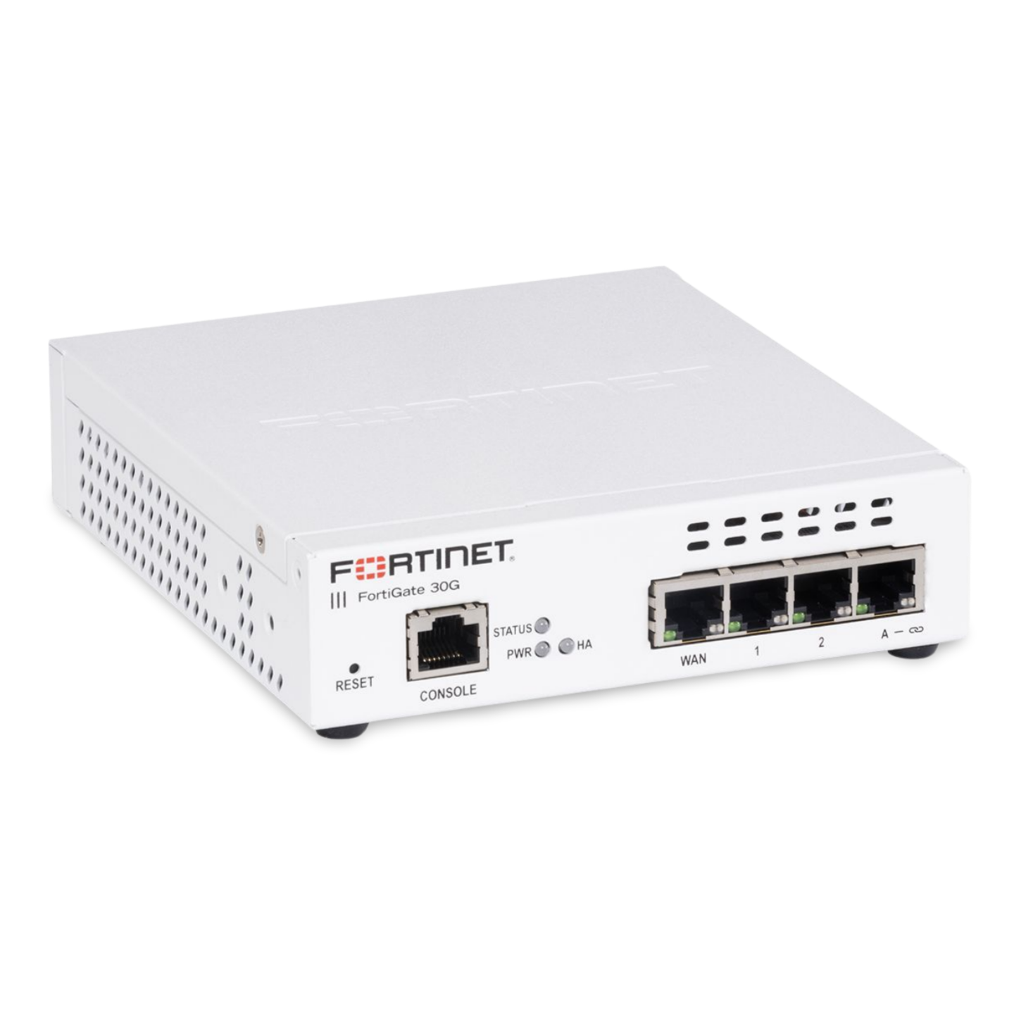FortiGate-30G 4 x GE RJ45 ports (including 3 x Internal Ports, 1 x WAN Ports)