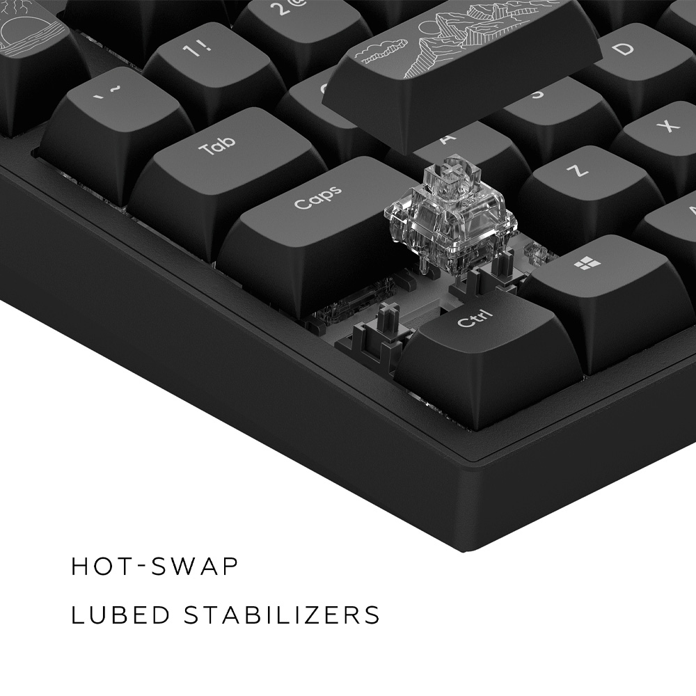 Dark Project ALU Terra Nostra R2 Black - Wired Gaming Keyboard (ANSI)