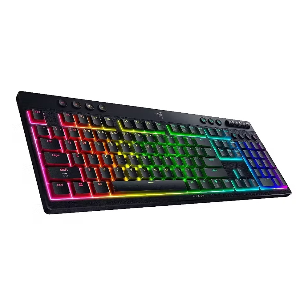 RAZER BlackWidow V4 Low-profile HyperSpeed - Wireless Mechanical Gaming Keyboard (Orange Tactile Switch)