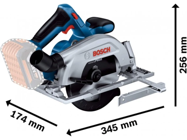 Bosch Akumulatorska kružna testera-cirkular Bosch GKS 185-Li Solo