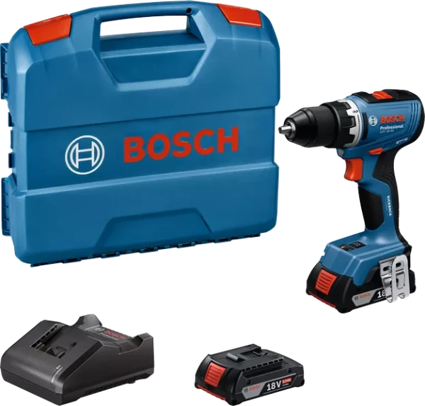 Bosch Akumulatorska bušilica - odvrtač Bosch GSR 18V-65; 18V; 2x2,0Ah + kofer