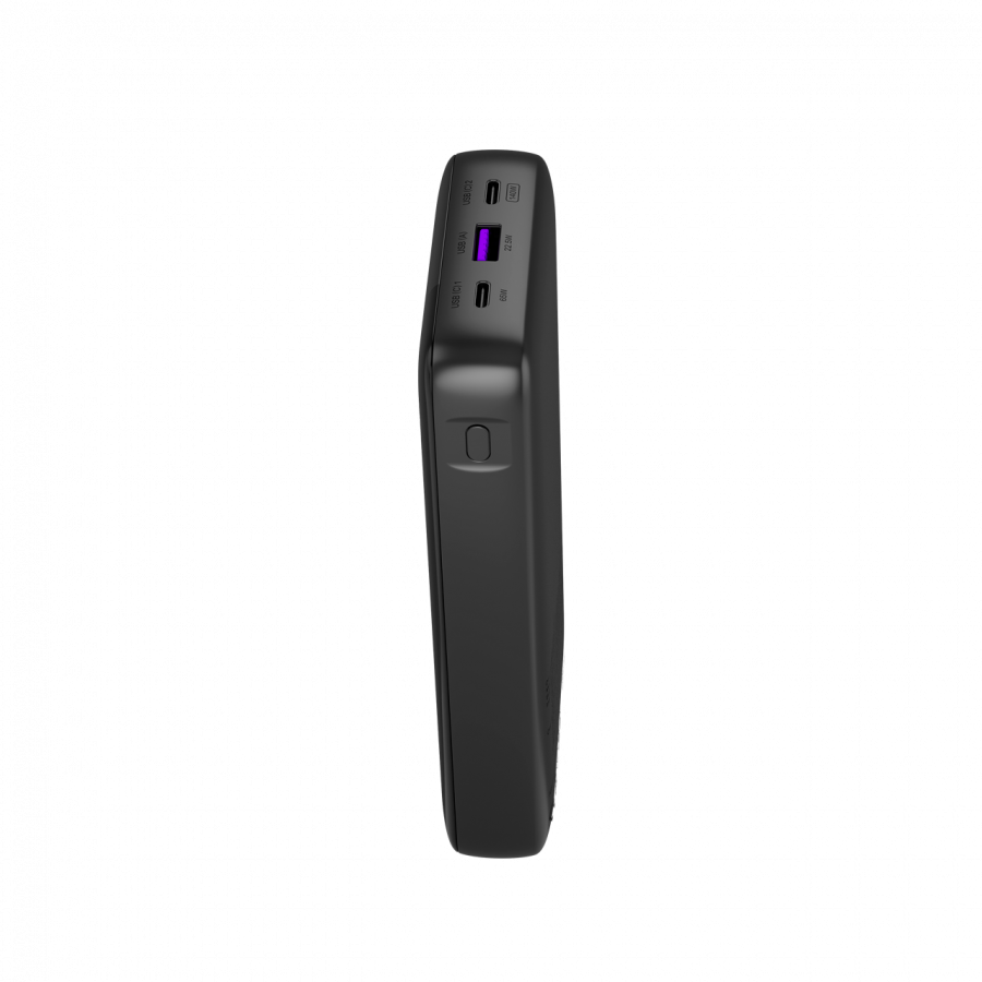 CANYON Power Bank PB-240, 25000mAh PD140W display power bank,Size160.0x82x27 mm Weight 508+-10g, Dark Grey