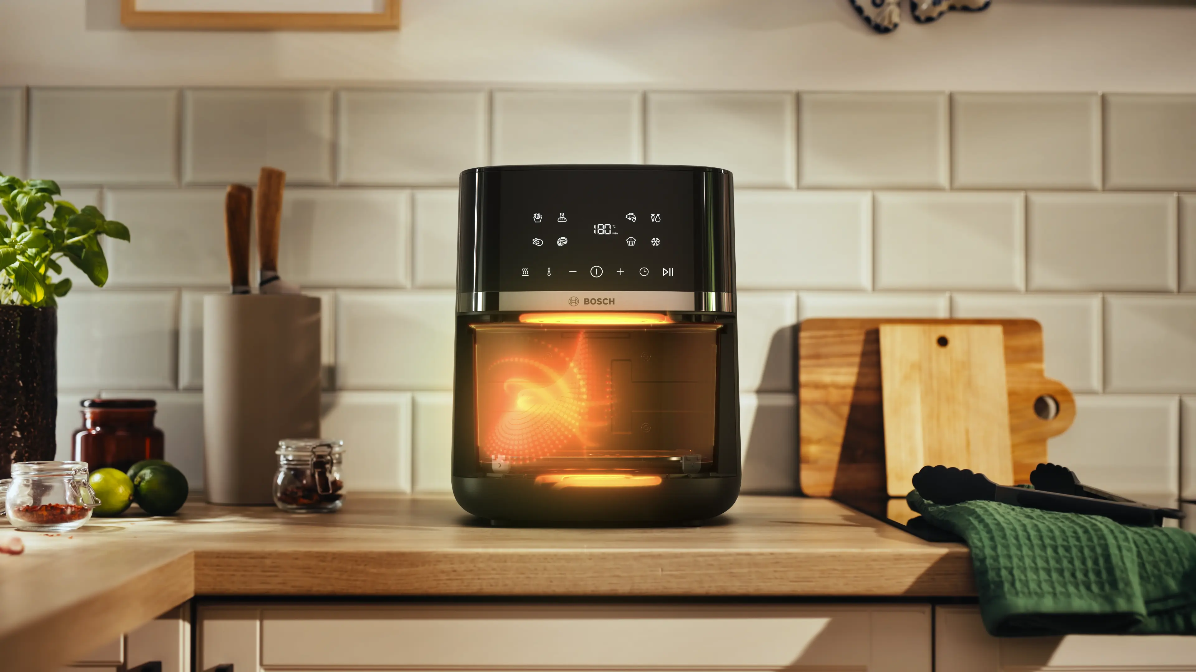 Bosch MAF462B0 Air Fryer - 2050W, 6.1L, Crna