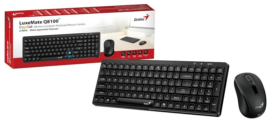 Genius LuxeMate Q8100,BLK,US,2.4