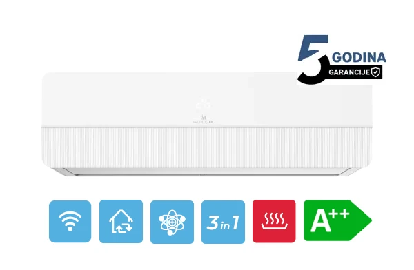 Profilocool Klima uređaj PROFILOCOOL ICSD-12WIHHP WHITE12000BTU A++ InverterWifi/GSJ/plasma