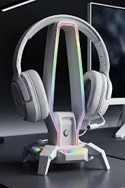 Rampage Nosač za slušalice Rampage RM-H27 RGB beli 42763