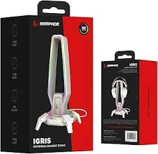 Rampage Nosač za slušalice Rampage RM-H27 RGB beli 42763
