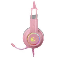 Rampage Slušalice žične gaming Rampage RM-K91 X-CATTY 7.1 RGB roze 36032