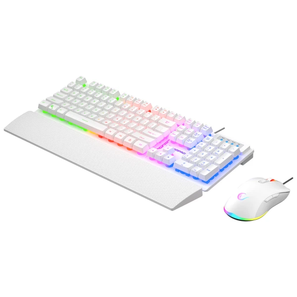 Rampage Tastatura+miš žični set KM-RX7 FORTUNA V2 beli 42578