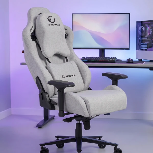 Rampage Stolica gaming Rampage KL-R21 GRAND SERIES boja slonovače 40994