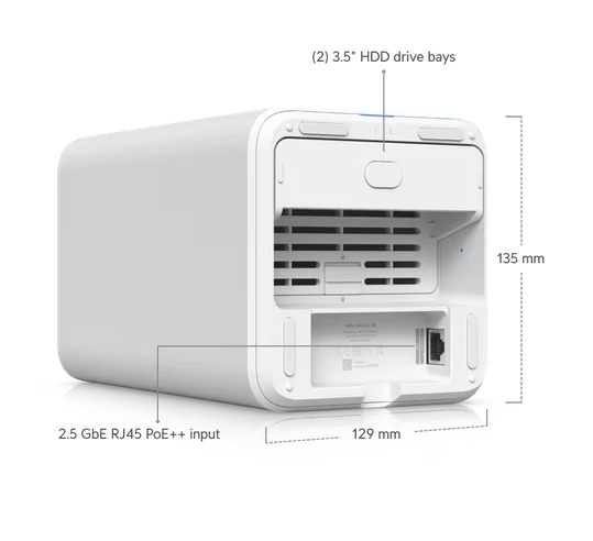 Ubiquiti UniFi UNAS 2-Bay NAS Storage - Pouzdano i Brzo