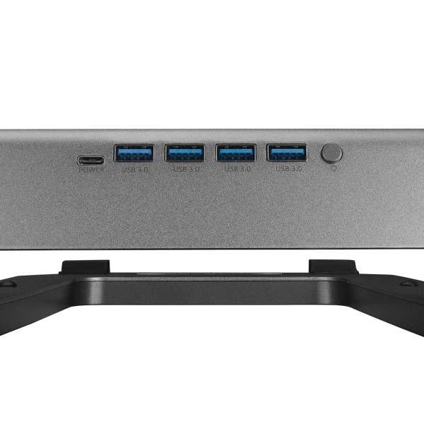 Rampage Postolje za laptop ADS-T6U RAMP RGB aluminijumsko 4 USB 3.0 HUB 36314
