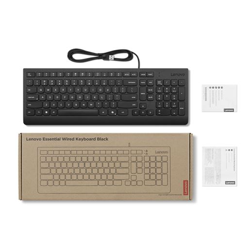 Lenovo Essential Wired Keyboard Black Slovenian