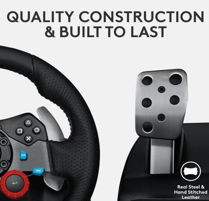 Logitech G29 Driving Force Gaming Racing Wheel + Logitech A10 Headset