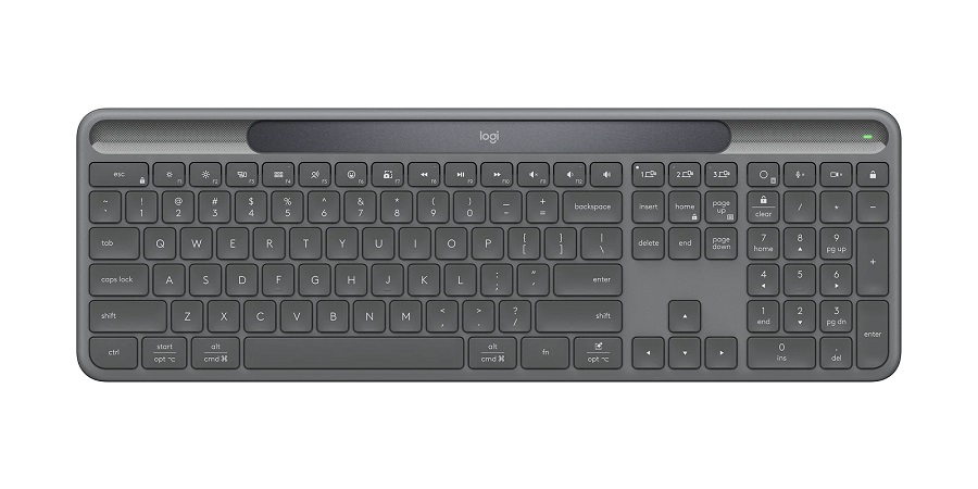 Logitech Signature Slim Solar+ wireless keyboard K980, Graphite